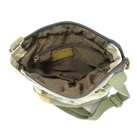 Chala Patch Cross-Body Women Handbag, Canvas Messenger Bag (Metal Turtle Sand)