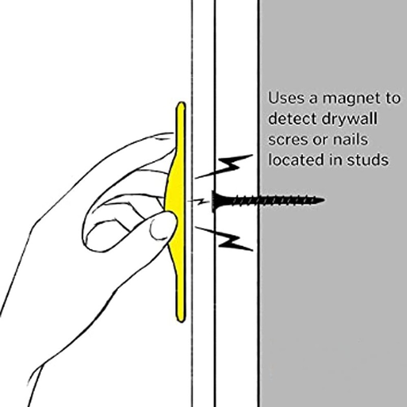 Magnetic Stud Finder, Precise Screw Sensor Locator for Detection of