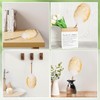 2 Pcs Lambswool Duster, Wooden Handle With Hanging Rope, Anti