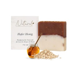 Natural Cilt Oat Honey Soap - 100% Natural Soap - No Harmful Ingredients - Certified - Handmade - Shower Soap for All Skin Types - Shower Gel - Natural Food