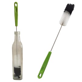 16" Water Bottle Brush for Cleaning, Dokpod Long Handle Bottle Cleaner Brush, Narrow Bottle Scrubber Brush, Hummingbird Feeder Cleaning Brushes, Cup Cleaner Brush, Meat Grinder Brush, Pipe Brush