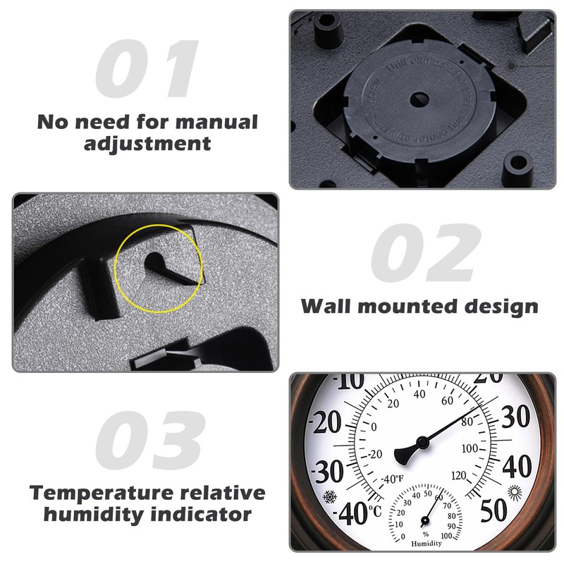 Thermometer Indoor Outdoor Weather Station Analogue Outdoor Thermometer Analogue Thermometer
