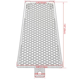 Motaux Radiator Grill Cap Net Oil Cooler Cover for Harley Softail Slim FLSL Fat Boy Street Bob FXBB Heritage Classic FLHC 114 Sport Glide FLSB Low Rider FXLR 2018-2022, Black