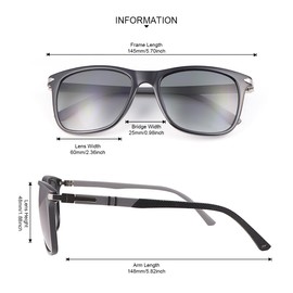 YIMI Polarized Bifocal Reading Glasses Spring Hinge UV400 Sun Readers Computer Blue Light Blocking Glasses for Men Women Outdoor Lightweight Driving Eyeglasses Tinted Shades Anti Glare Eyewear 1.5