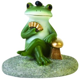 DAIKAI Copeau (Copeau) Frog Figurine Cute Interior Decoration Tonosamagaeru 1.8×1.8×1.7 (inches) 4.6×4.5×4.2 (cm) 73324