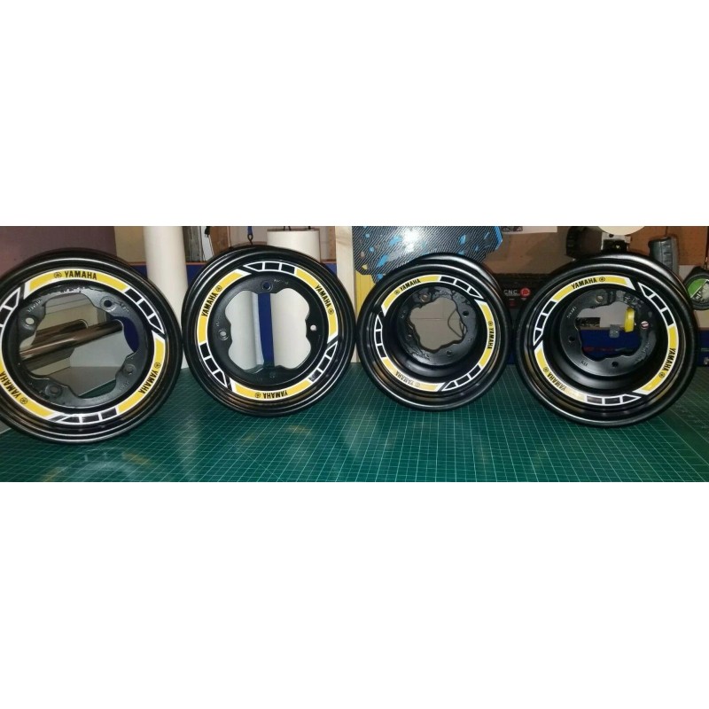 jc Yamaha Raptor 700R Rims Decals Stickers
