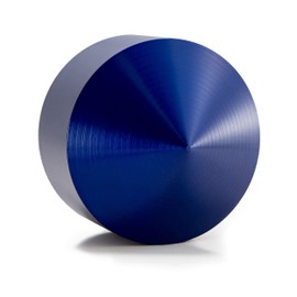 PACLOCK's UCS-9A Padlock, Cone Shaped Flat Back Puck w/Tapped Holes, High Performance 6-Pin Cylinder, Keyed Differently, Blue