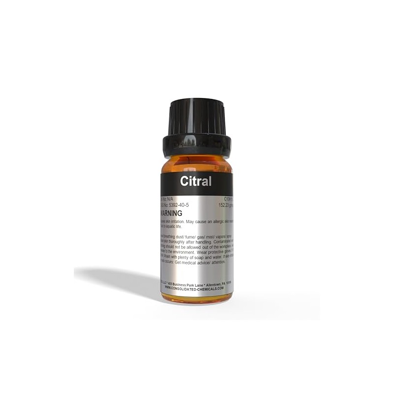 Citral High Purity Aroma Compound 30ml (1 Fl Oz)