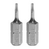 HARFINGTON 2pcs T6 Torx Screwdriver Bit 1/4" Hex Shank 25mm/1"