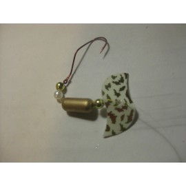 Unbranded Slow Death 406 Blade Rig with float This Rig Will Make You Smile (Gold White)