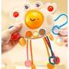 Yummy Baby Products Montessori Sensory Toy for Babies, Silicone Pull
