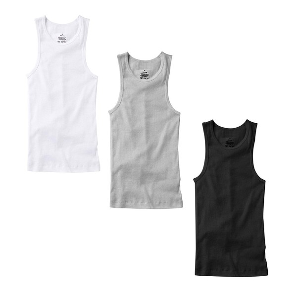 TZ Promise 3-6 Pack Men's 100% Cotton Wife Beater A-Shirts