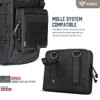 WYNEX Tactical Folding Admin Pouch, Molle Tool Bag of Laser-Cut
