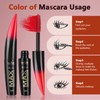 Joyeee 6 Colors Waterproof Colored Mascara Set, Lengthening, Volumizing, Long-Lasting,