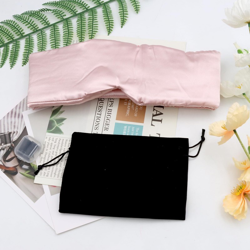 Sleep Mask, VEGCOO Silk Sleeping Mask 100% Blackout Eye Mask