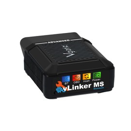 V-gate vLinker MS Bluetooth (MFI) Adapter OBD2 Diagnostic Scan Tool for iOS, Android and Windows, Support 5 CAN Protocols (GMLAN, MS CAN, CH CAN, LS CAN), ECU Coding, Programming, Hacker-Proof