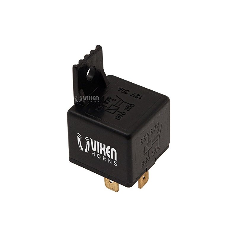 Vixen Horns 4-PIN Horn Relay 30A/12V for Train/Air Horn -