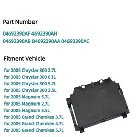 ZumuraAuto Transmission Control Module TCM TCU Suitable for Magnum Grand Cherokee 300# 04692390AF, 4692390AH, 04692390AB, 04692390AA, 04692390AC
