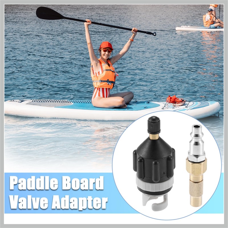 RATCHROLL 1 Set Paddle Board Valve Adapter with America Type