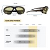 SOL PRO Powersport Sunglasses, Motorcycle Riding Safety Goggles, Night Vision,