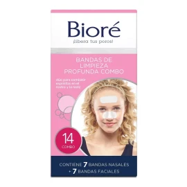 Bioré Combo, Bandas De Limpieza Profunda Tipo de piel Normal, Grasa, Mixta