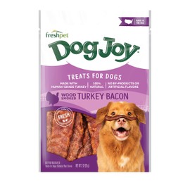 Freshpet Dog Joy Treats for Dogs, Wood Smoked Turkey Bacon, 3 Oz