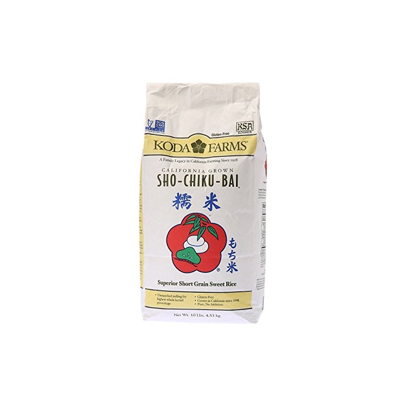 Koda Farms Sho-Chiku-Bai Sweet Rice, 10 Pound