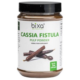 bixa BOTANICAL Cassia Fistula Powder (Amaltas) ǀ Ayurvedic Herbal Supplement | 200 Grams / 7 OZ | Gluten Free, Non-GMO, Steam Treated, Vegan, 100% Pure