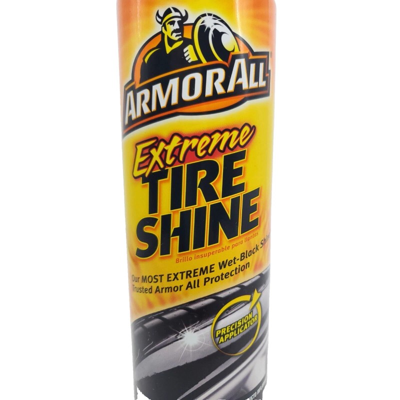 ArmorAll Extreme Tire Shine, Wet, Black Wheel Shine, Aerosol Spray