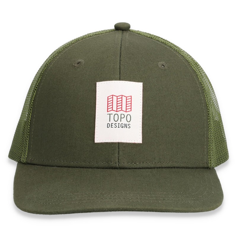 Topo Designs Topo Trucker - Original Logo - (Olive)