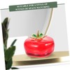 Cabilock 2pcs Primitive Fall Decor Crystal Fruit Ornament Home Fruit