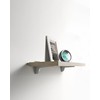 Gedotec Designer Shelf Bracket - Silver Aluminium | 1 Piece