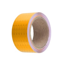 Motoforti Universal Reflective Tape Automobiles Motorcycles High Brightness Reflective Sheet, 5cmx9m, Durable, Weather Resistant, PVC, Yellow