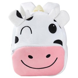 COOKY.D Cute Cartoon Toddler Backpack Kids Lightweight School Bag Animal Preschool Boys Girls Rucksack Gift for 2-6 Years,Cow