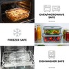 Woaiwo-q 12 Pack Multi-Size Glass Food Storage Containers with Glass