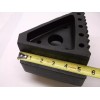 Vestil RWC-5 Rubber Wheel Chock with Handle 6in H 4in