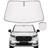 ZATOOTO Windshield Sun Shade for Honda CRV 2017-2022, Reflective Silver