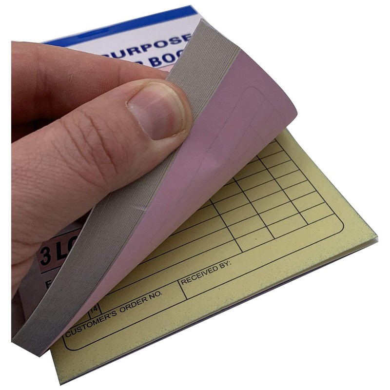 10 Pack Large Sales Order Book Receipt Invoice Duplicate Carbonless