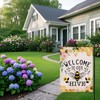 Summer Garden Flag Welcome to Our Hive 12.5 x 18