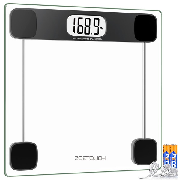 ZOETOUCH Scale for Body Weight Digital Bathroom Scale Accurate Weighing