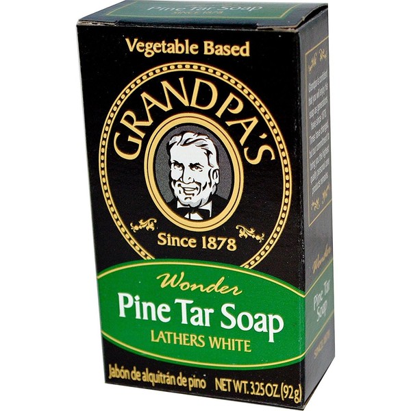 Grandpa's Soap Pine Tar Bar Soap - 3.25 Oz Case Pack of 25