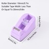 Tape Dispenser, Green Mini Sticky Tape Roll Cutting Tool Refillable