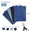 5 Pcs Iron on Patches for Jeans 3.7 x 5