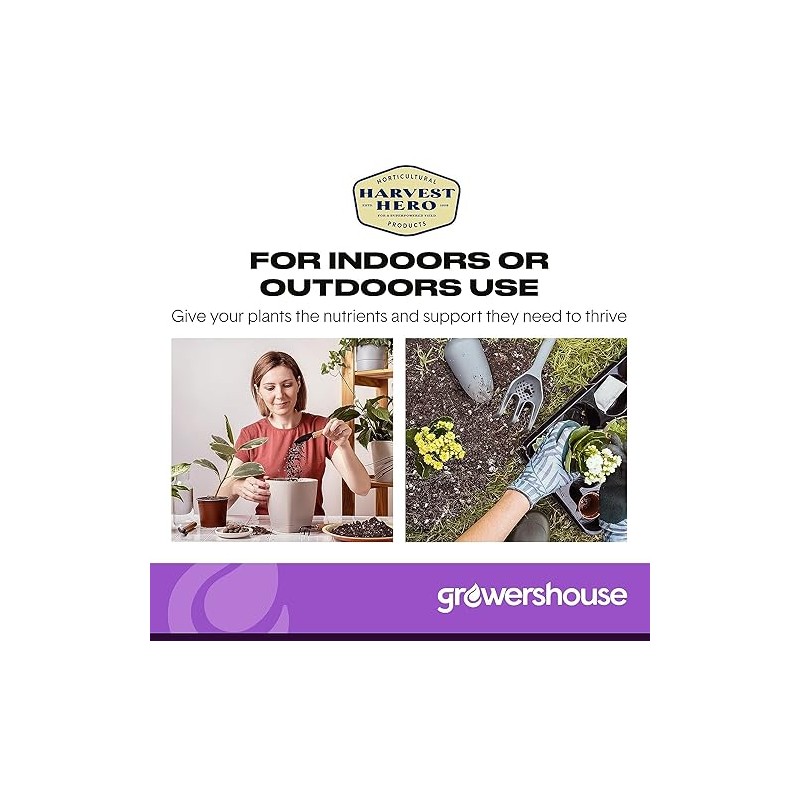 Harvest Hero 12qt Organic Perlite for Plants, Perlite for Gardening