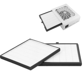 2pcs 17.5 X 18cm Nail Dust Collector Filter Replacement, for 40w Nail Dust Vacuum Machine, Manicure Machine Accessories