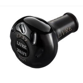 Libre (LIVRE) 11511 EP37 B Series Custom Titanium Knob Single for Shimano & Daiwa 1 Pack All Black E37KB-1