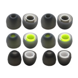 Zotech New 6 Pairs of Ear Tips for Jaybird BlueBuds X, X2 Bluetooth Headphones.(S/