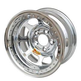 AERO 53 Series 15 x 8 Silver Wissota Certifed Wheel-Beadlock 2 BS