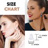 RUTZ® Clear Earrings, 100pcs Earring Retainers, Safety Backs Rubber Stoppers