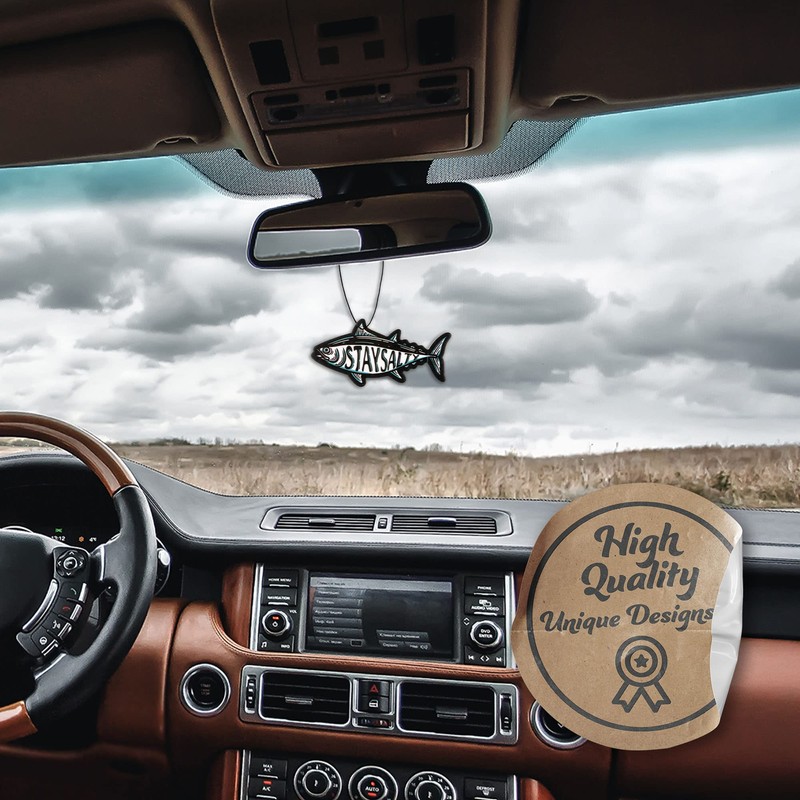 Stay Salty Fish Car Air Freshener 6 Pack Scented with